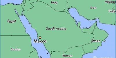Mekka mapa města