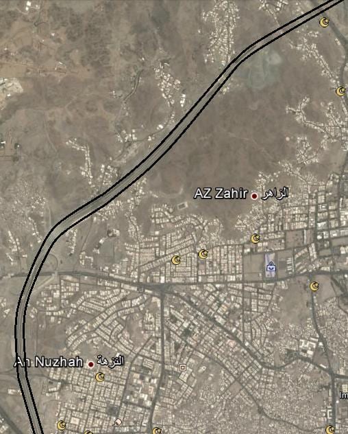 mapa kakiya Makkah