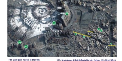 Mapa kubri Makkah