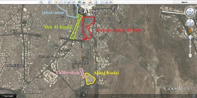 Mapa kudai parkování Makkah 