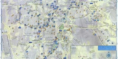 Silniční mapa Makkah město