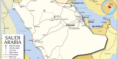 Makkah mina, arafat mapě